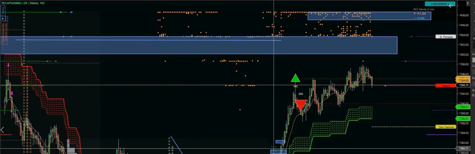 Phantom — interfaz NQ NinjaTrader 8