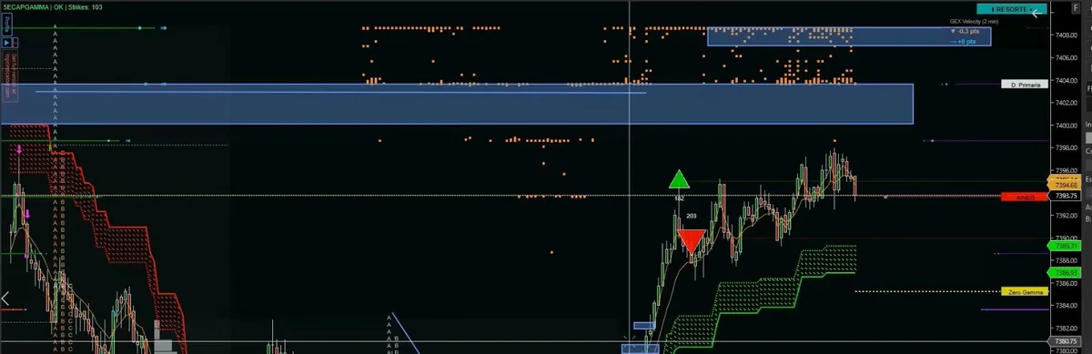 Phantom — interfaz NQ NinjaTrader 8